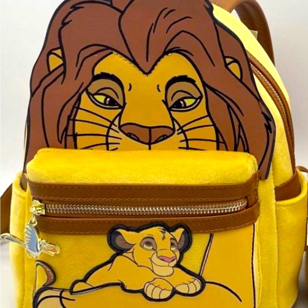Loungefly Mufasa and Simba Cosplay Backpack